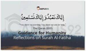 Guidance of humanity reflections on surah Al-Fatiha